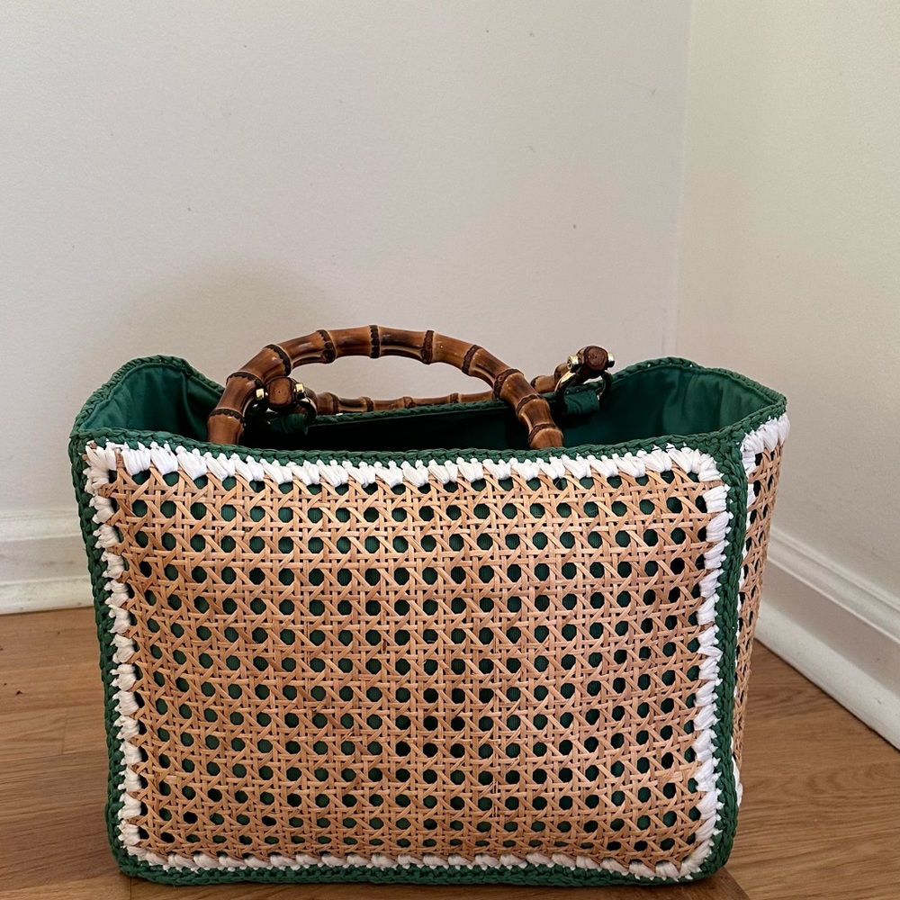 Caterina Bertini Straw Tote